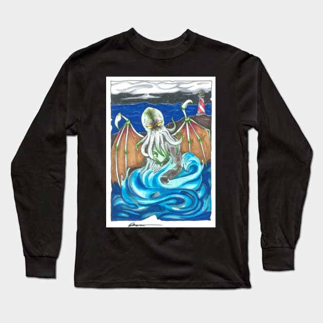 C'Thulhu Long Sleeve T-Shirt by Art by Amara